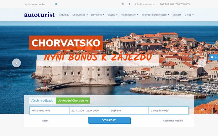 Screenshot of autoturist.cz