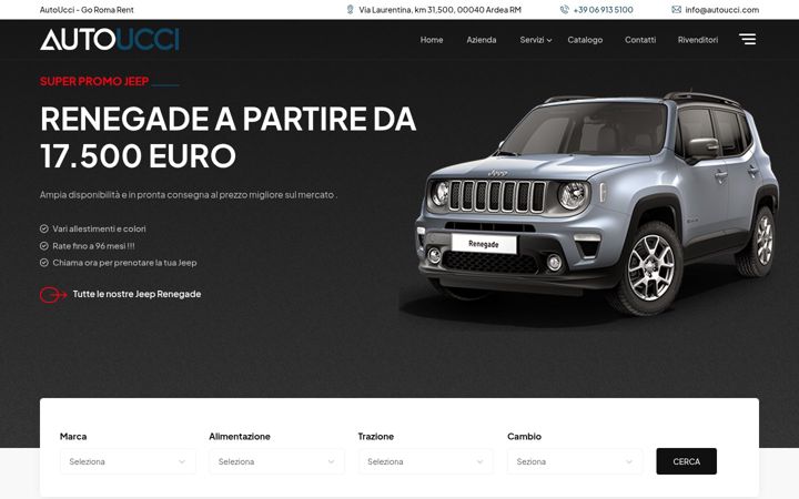 Screenshot of autoucci.it