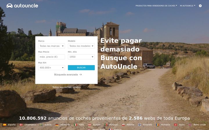 Screenshot of autouncle.es