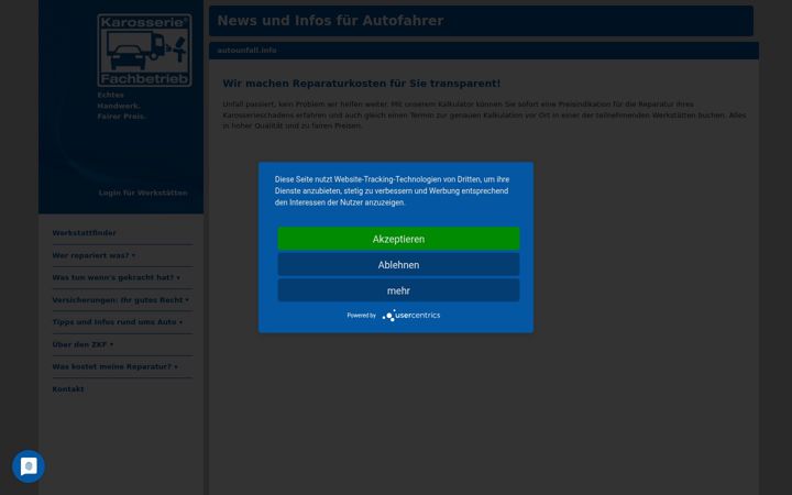 Screenshot of autounfall.info