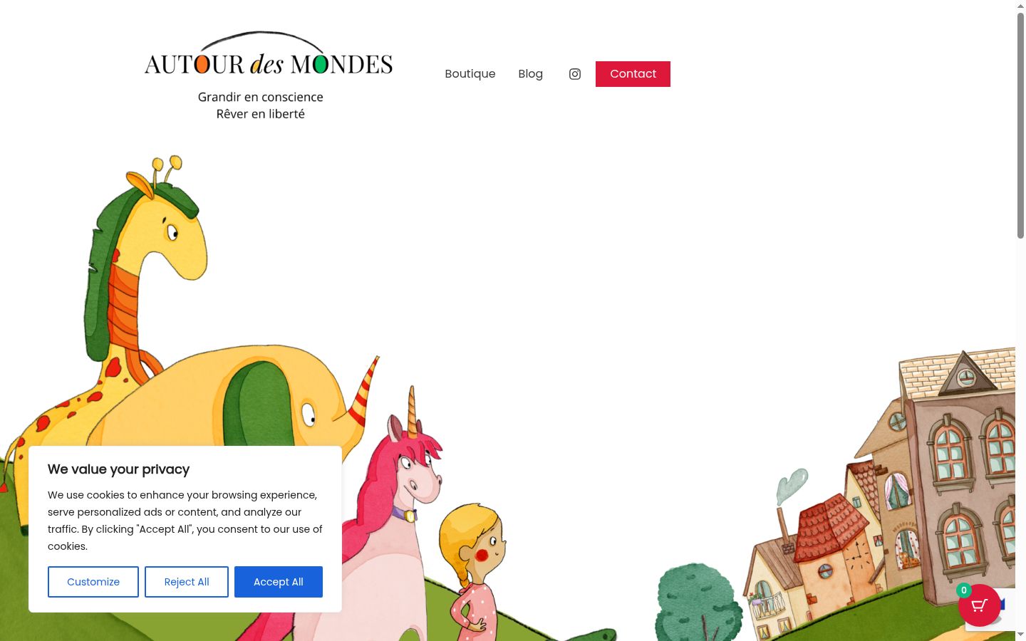 Screenshot tal-banner tal-kunsens muri qabel kwalunkwe interazzjoni