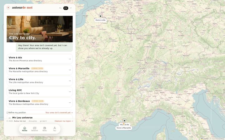 Screenshot of autourdemoi.app