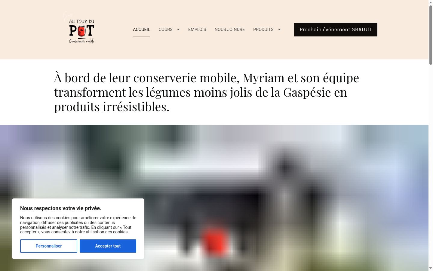 Screenshot tal-banner tal-kunsens muri qabel kwalunkwe interazzjoni