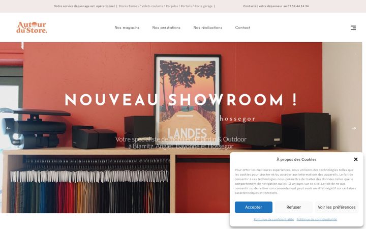 Screenshot ta' autourdustore.fr