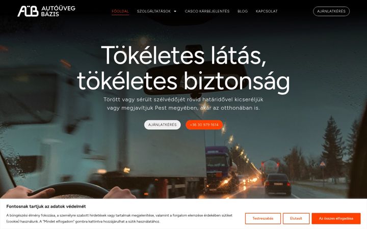 Screenshot of autouvegbazis.hu