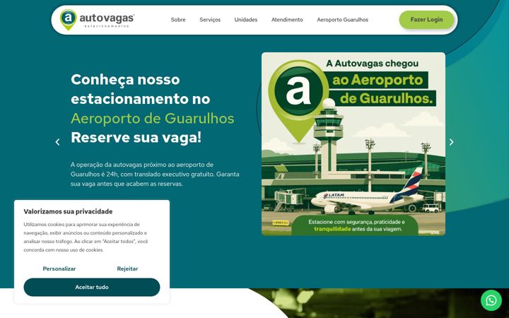 Screenshot of autovagas.com.br