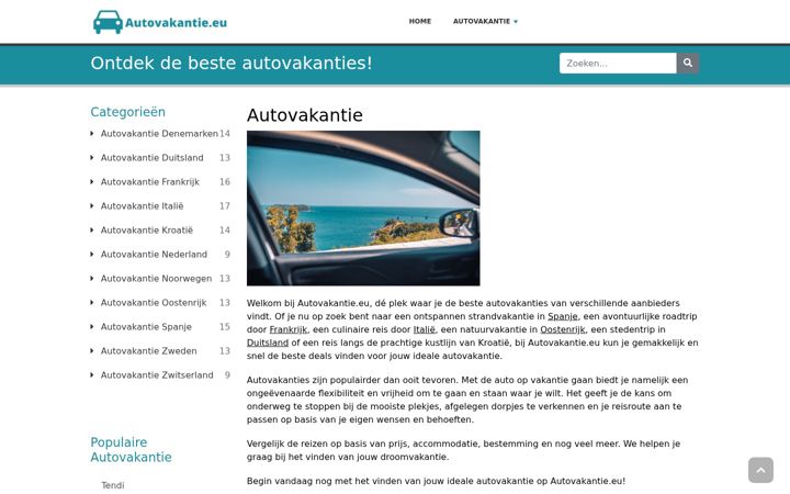 Screenshot of autovakantie.eu