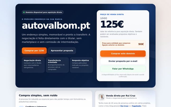 Zrzut ekranu autovalbom.pt