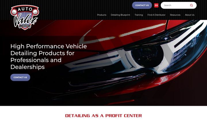 Screenshot of autovalet.ca