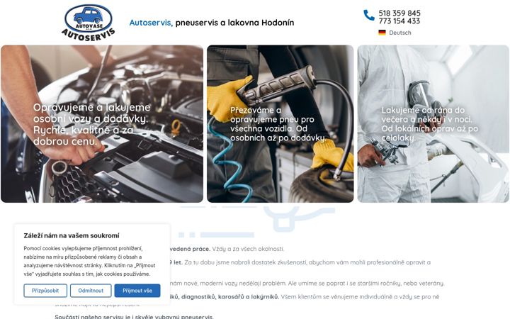 Screenshot of autovase.cz