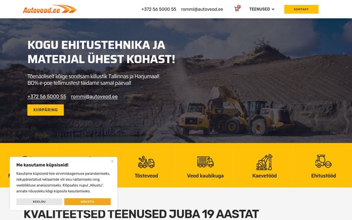 Screenshot of autoveod.ee