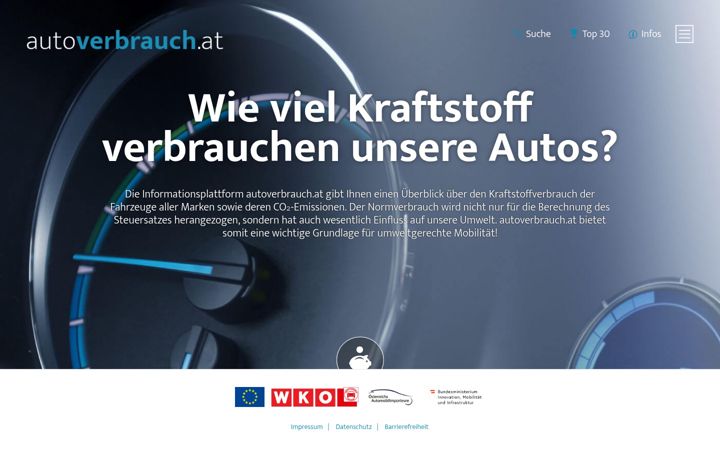 Screenshot of autoverbrauch.at