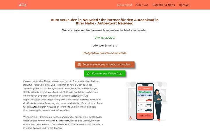 Képernyőkép: autoverkaufen-neuwied.de