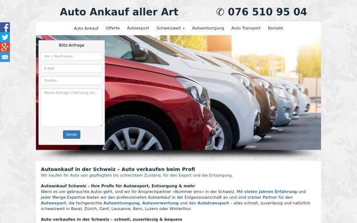 Screenshot of autoverkaufen-online.ch
