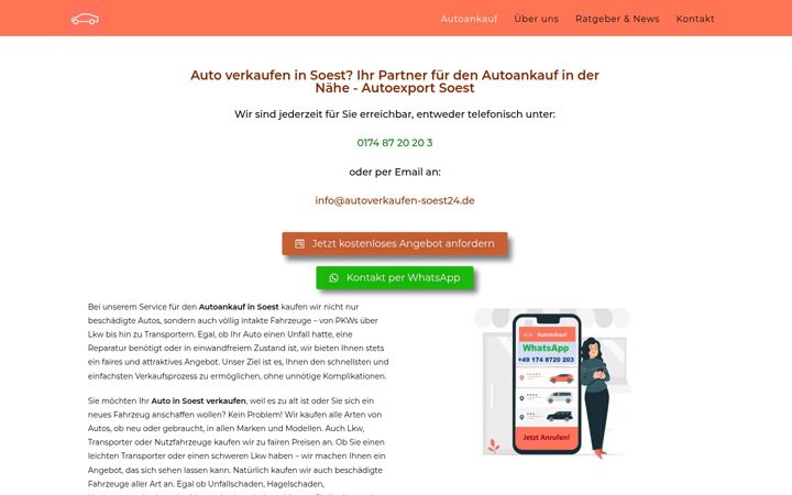 Képernyőkép: autoverkaufen-soest24.de