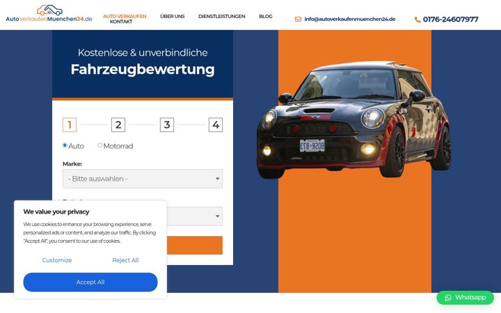 Screenshot του autoverkaufenmuenchen24.de