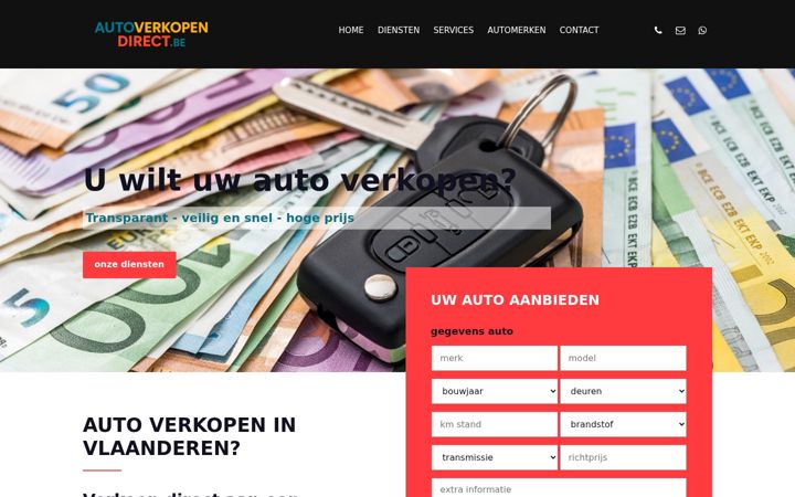 Screenshot of autoverkopendirect.be