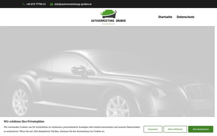 Screenshot of autovermietung-gruber.at