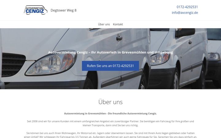 Екранна снимка на autovermietung-gvm.de