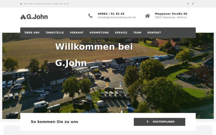 Екранна снимка на autovermietung-john.de