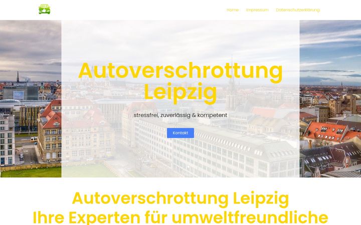 Екранна снимка на autoverschrottung-leipzig.de