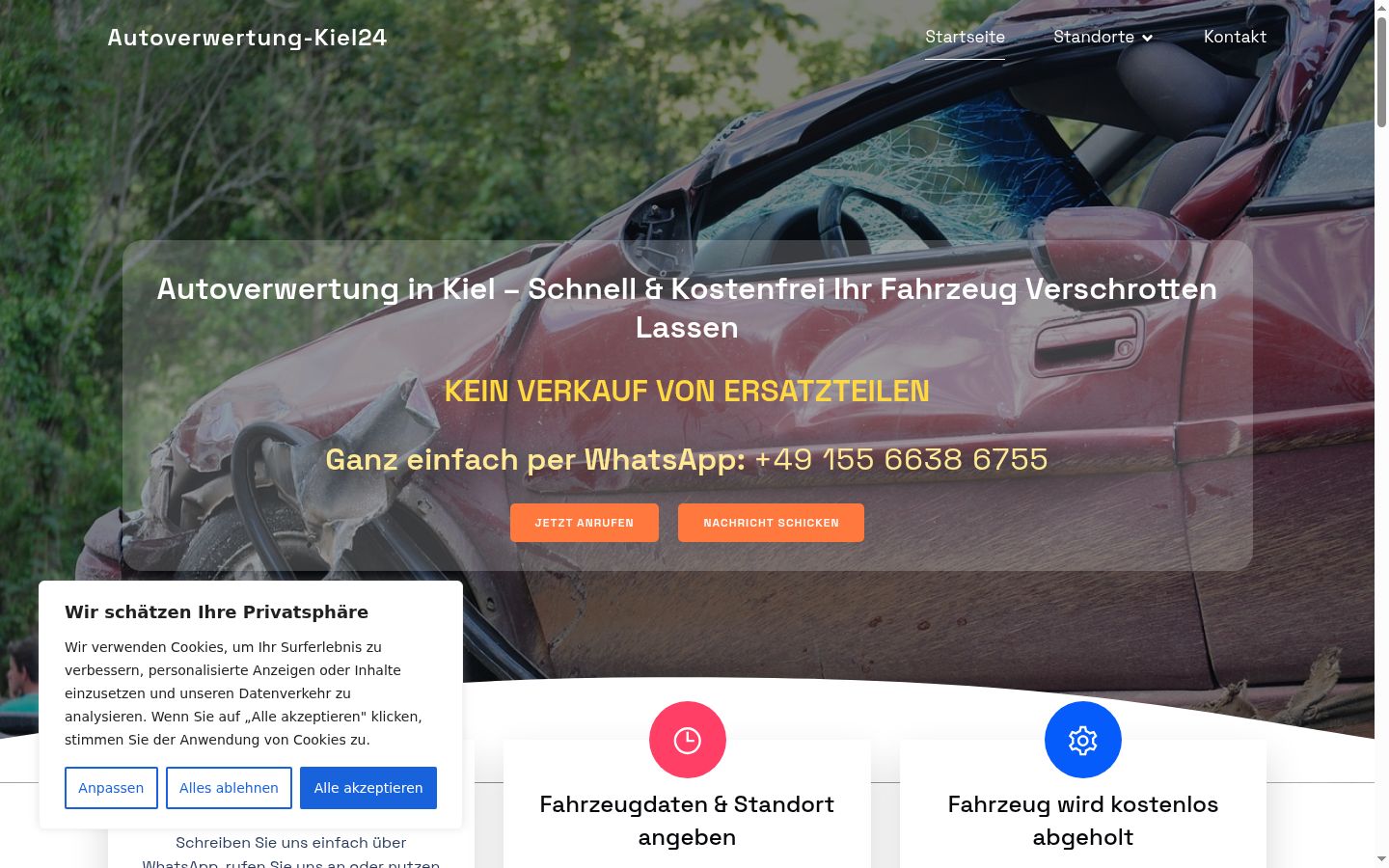 Sutikimo reklamjuostės, rodytos prieš bet kokią sąveiką, ekrano kopija