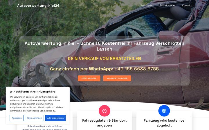 Ekrano kopija autoverwertung24-kiel.de