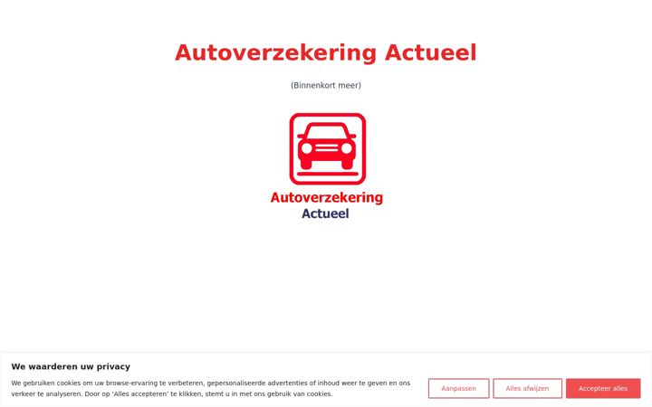 Screenshot of autoverzekering-actueel.nl