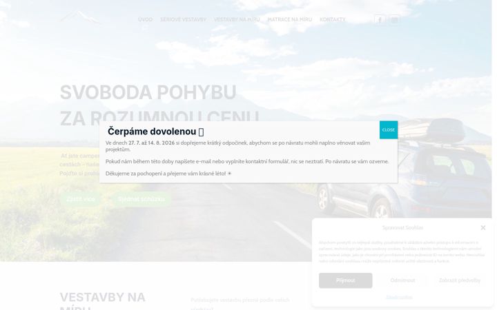 Screenshot di autovestavba.cz
