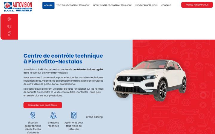 Screenshot of autovision-virazels.fr