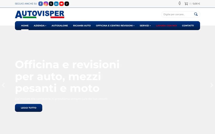 Screenshot of autovisper.it