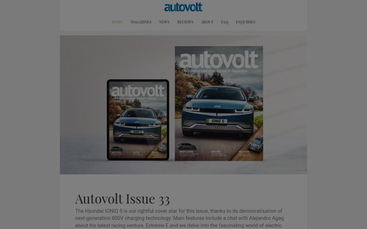 Screenshot of autovolt-magazine.com