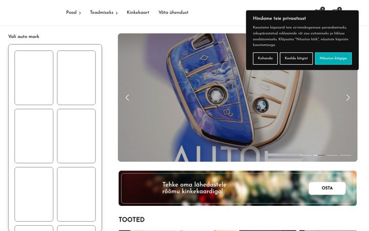 Screenshot of autovoti.ee
