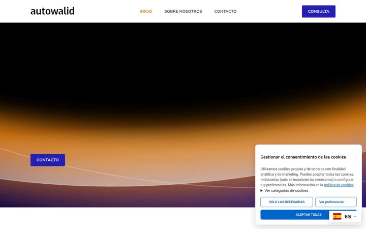 Screenshot of autowalid.com