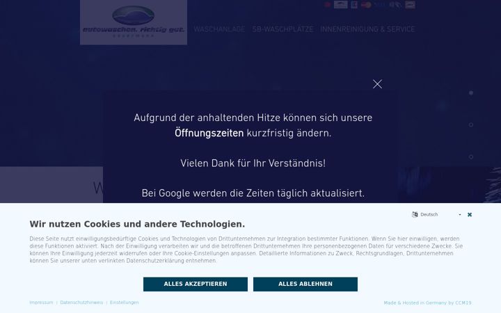 Screenshot of autowaschen-oevermann.de