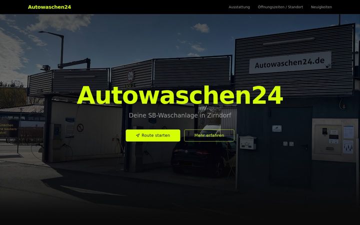 Screenshot of autowaschen24.de