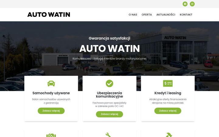 Screenshot of autowatin.pl