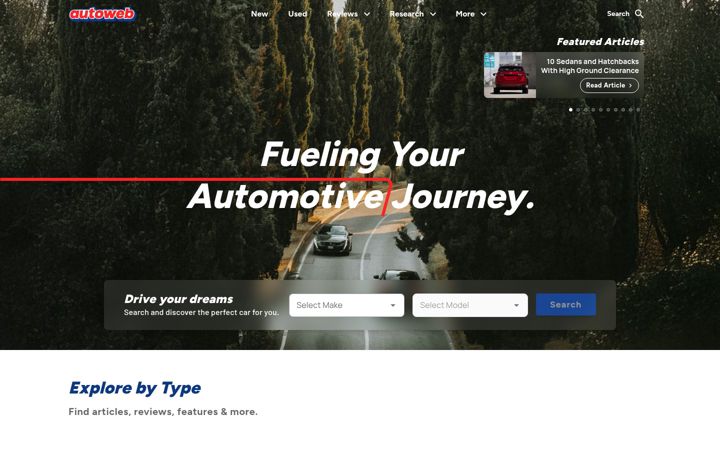 Screenshot of autoweb.com