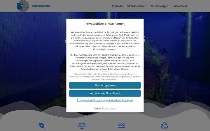 Screenshot of autowellness-stolpe.de