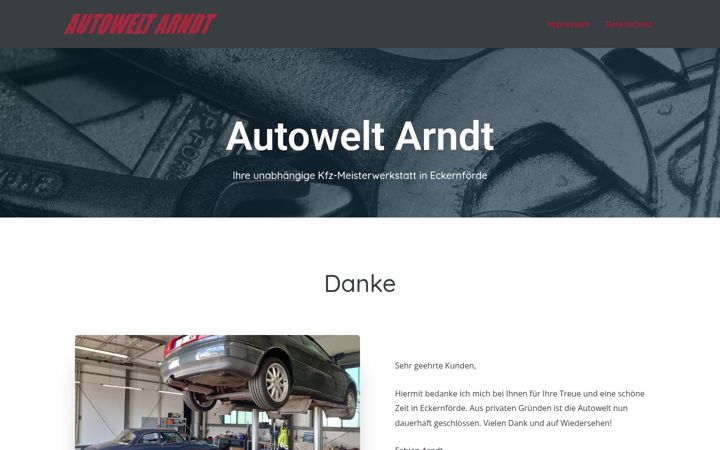 Screenshot of autowelt-arndt.de
