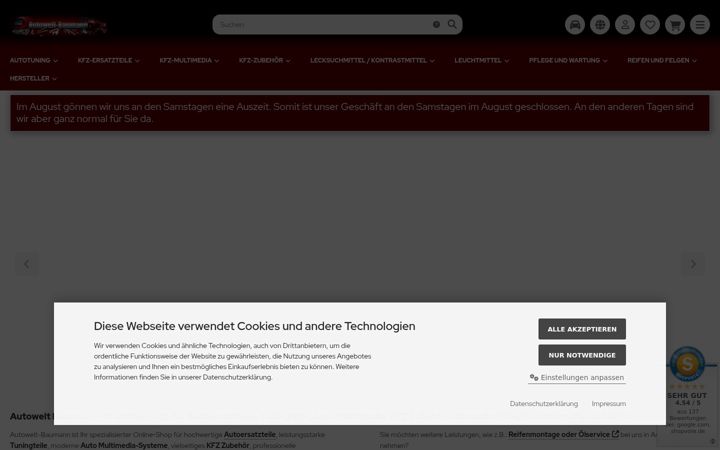 Screenshot of autowelt-baumann.de