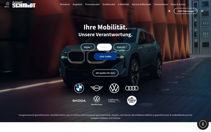 Screenshot of autowelt-schmidt.de