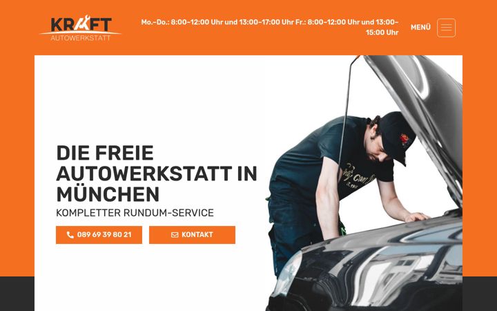 Skärmbild av autowerkstatt-kraft.de