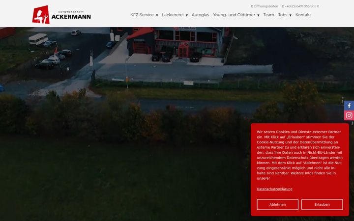 Skärmbild av autowerkstatt-limburg.de