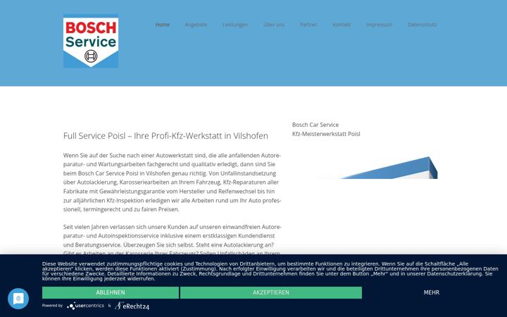 Screenshot of autowerkstatt-poisl-vilshofen.de