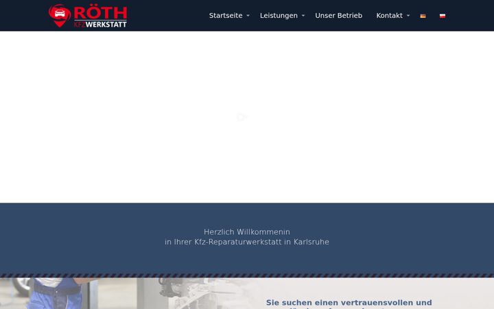 Screenshot of autowerkstatt-roeth.de