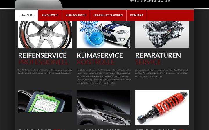 Screenshot of autowest.ch