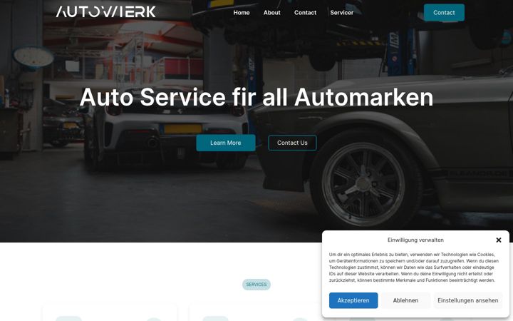 Screenshot of autowierk.lu