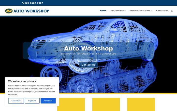Screenshot of autoworkshop.com