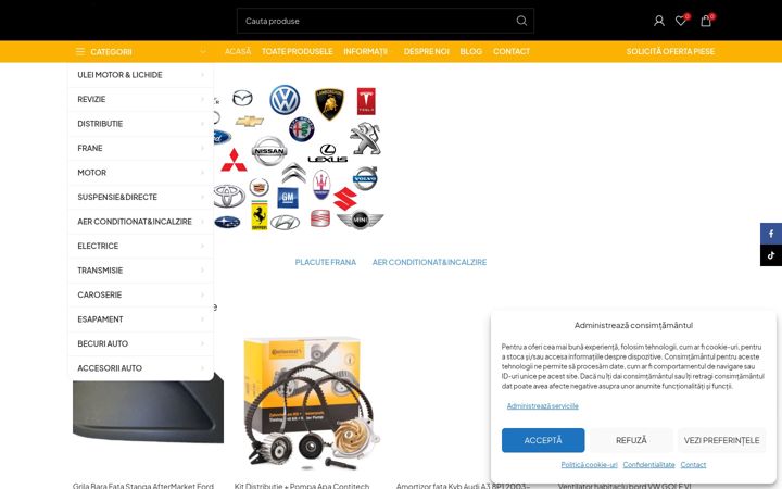 Screenshot of autozara.ro